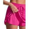 imageCRZ YOGA High Waisted Skirty Board Shorts for Women  Flowy Overlay Swim Skorts Bathing Suit Bottoms with Brief LinerGranita Pink