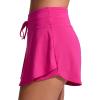 imageCRZ YOGA High Waisted Skirty Board Shorts for Women  Flowy Overlay Swim Skorts Bathing Suit Bottoms with Brief LinerGranita Pink