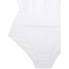 imageCRZ YOGA High Waisted Skirty Board Shorts for Women  Flowy Overlay Swim Skorts Bathing Suit Bottoms with Brief LinerWhite