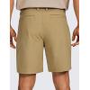 imageCRZ YOGA Mens All Day Comfy Golf Shorts  79 Stretch Lightweight Flat Front for Casual Work with PocketsArtifact Brown