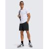 imageCRZ YOGA Mens All Day Comfy Golf Shorts  79 Stretch Lightweight Flat Front for Casual Work with PocketsBlack