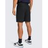 imageCRZ YOGA Mens All Day Comfy Golf Shorts  79 Stretch Lightweight Flat Front for Casual Work with PocketsBlack
