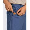 imageCRZ YOGA Mens All Day Comfy Golf Shorts  79 Stretch Lightweight Flat Front for Casual Work with PocketsElectric Blue