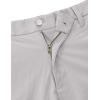 imageCRZ YOGA Mens All Day Comfy Golf Shorts  79 Stretch Lightweight Flat Front for Casual Work with PocketsGull Gray