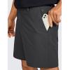imageCRZ YOGA Mens All Day Comfy Golf Shorts  79 Stretch Lightweight Flat Front for Casual Work with PocketsInk Gray
