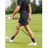 imageCRZ YOGA Mens All Day Comfy Golf Shorts  79 Stretch Lightweight Flat Front for Casual Work with PocketsInk Gray