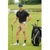 imageCRZ YOGA Mens All Day Comfy Golf Shorts  79 Stretch Lightweight Flat Front for Casual Work with PocketsKhaki Sand