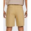 imageCRZ YOGA Mens All Day Comfy Golf Shorts  79 Stretch Lightweight Flat Front for Casual Work with PocketsKhaki Sand