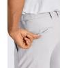 imageCRZ YOGA Mens All Day Comfy Golf Shorts  79 Stretch Lightweight Flat Front for Casual Work with PocketsPlatinum Grey
