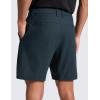 imageCRZ YOGA Mens All Day Comfy Golf Shorts  79 Stretch Lightweight Flat Front for Casual Work with PocketsTrue Navy