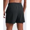 imageCRZ YOGA Mens Linerless Workout Shorts 5  Lightweight Quick Dry for Running Sports Athletic Gym with PocketsBlack