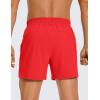 imageCRZ YOGA Mens Linerless Workout Shorts 5  Lightweight Quick Dry for Running Sports Athletic Gym with PocketsDeep Red