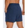 imageCRZ YOGA Mens Linerless Workout Shorts 5  Lightweight Quick Dry for Running Sports Athletic Gym with PocketsElectric Blue