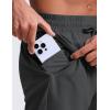 imageCRZ YOGA Mens Linerless Workout Shorts 5  Lightweight Quick Dry for Running Sports Athletic Gym with PocketsInk Gray
