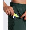 imageCRZ YOGA Mens Linerless Workout Shorts 5  Lightweight Quick Dry for Running Sports Athletic Gym with PocketsLegend Green