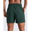 imageCRZ YOGA Mens Linerless Workout Shorts 5  Lightweight Quick Dry for Running Sports Athletic Gym with PocketsLegend Green