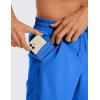 imageCRZ YOGA Mens Linerless Workout Shorts 5  Lightweight Quick Dry for Running Sports Athletic Gym with PocketsSparkle Blue