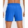 imageCRZ YOGA Mens Linerless Workout Shorts 5  Lightweight Quick Dry for Running Sports Athletic Gym with PocketsSparkle Blue