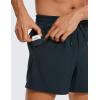 imageCRZ YOGA Mens Linerless Workout Shorts 5  Lightweight Quick Dry for Running Sports Athletic Gym with PocketsTrue Navy