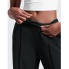 imageCRZ YOGA SoftAura Pintuck Straight Leg Sweatpants Women 30  Modal Casual Lounge Travel Pants with PocketsBlack