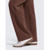 imageCRZ YOGA SoftAura Straight Leg Casual Sweatpants Women 2830  Modal Lounge Travel Pants with PocketsCoffee Brown