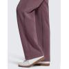 imageCRZ YOGA SoftAura Straight Leg Casual Sweatpants Women 2830  Modal Lounge Travel Pants with PocketsLight Ripe Plum