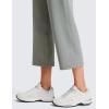 imageCRZ YOGA SoftAura Straight Leg Cropped Sweatpants Women 24  Modal Lounge Travel Casual Pants with PocketsSterling