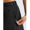 imageCRZ YOGA Stretch Adjustable Waist Hiking Skirts for Women  Mini Lined High Rise Quick Dry Casual Skorts with Zipper PocketsBlack