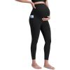 imageCRZ YOGA Butterluxe Maternity Leggings Pockets 25  Soft Workout Active Yoga Pregnancy Womens Pants Over The BellyBlack