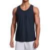 imageCRZ YOGA Cloudweight Workout Tank Tops for Men  Comfy Lightweight Quick Dry Sleeveless Muscle Athletic ShirtsTrue Navy