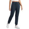 imageCRZ YOGA Girls Cloud Jersey Casual Joggers  Lounge High Waist Pants with Pockets Drawstring Kids TeenTrue Navy