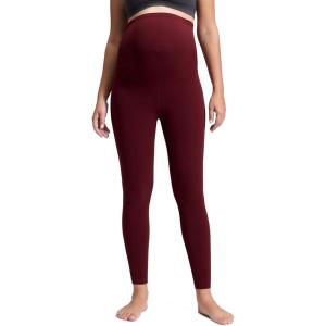 imageCRZ YOGA Butterluxe Maternity Leggings 28  Over The Belly Workout Activewear Yoga Womens Pregnancy Pants Buttery SoftRed Merlot