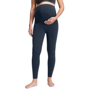 imageCRZ YOGA Butterluxe Maternity Leggings 28  Over The Belly Workout Activewear Yoga Womens Pregnancy Pants Buttery SoftTrue Navy