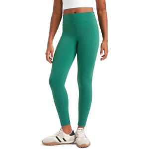 imageCRZ YOGA Girls Butterluxe Full Length Yoga Leggings  Athletic Sports Casual Pants High Waist Tights Kids TeenCascadia Green