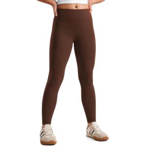 imageCRZ YOGA Girls Butterluxe Full Length Yoga Leggings  Athletic Sports Casual Pants High Waist Tights Kids TeenLava Brown