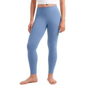 imageCRZ YOGA Girls Butterluxe Full Length Yoga Leggings  Athletic Sports Casual Pants High Waist Tights Kids TeenOasis Blue