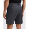 imageCRZ YOGA Breeze Comfy Golf Shorts for Men  7 Lightweight Quick Dry Casual Athletic Work Flat Front with PocketsInk Gray
