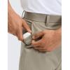 imageCRZ YOGA Breeze Comfy Golf Shorts for Men  7 Lightweight Quick Dry Casual Athletic Work Flat Front with PocketsKhali Barley