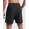 imageCRZ YOGA Mens Linerless Split Training Shorts 7  Lightweight Quick Dry Soft Workout Running Athletic Gym with PocketsBlack