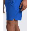 imageCRZ YOGA Mens Linerless Split Training Shorts 7  Lightweight Quick Dry Soft Workout Running Athletic Gym with PocketsGalactic Cobalt
