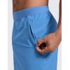 imageCRZ YOGA Mens Linerless Split Training Shorts 7  Lightweight Quick Dry Soft Workout Running Athletic Gym with PocketsParty Blue