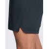 imageCRZ YOGA Mens Linerless Split Training Shorts 7  Lightweight Quick Dry Soft Workout Running Athletic Gym with PocketsTrue Navy