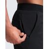 imageCRZ YOGA Mens Side Split Workout Shorts 7  Linerless Daily Quick Dry for Gym Athletic Casual with PocketsBlack