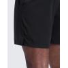 imageCRZ YOGA Mens Side Split Workout Shorts 7  Linerless Daily Quick Dry for Gym Athletic Casual with PocketsBlack