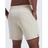 imageCRZ YOGA Mens Side Split Workout Shorts 7  Linerless Daily Quick Dry for Gym Athletic Casual with PocketsMojave Tan