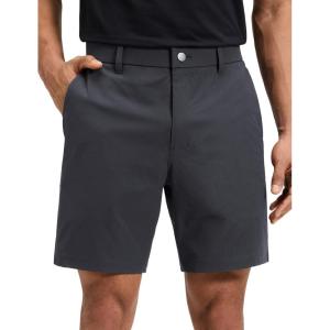 imageCRZ YOGA Breeze Comfy Golf Shorts for Men  7 Lightweight Quick Dry Casual Athletic Work Flat Front with PocketsInk Gray