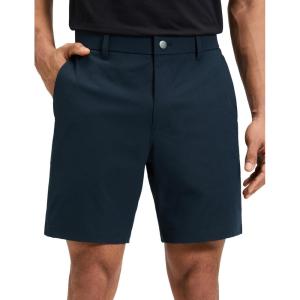 imageCRZ YOGA Breeze Comfy Golf Shorts for Men  7 Lightweight Quick Dry Casual Athletic Work Flat Front with PocketsTrue Navy