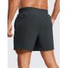 imageCRZ YOGA Mens 2 in 1 Running Shorts 5  Lined Workout Quick Dry for Workout Sports Athletic with PocketsInk Gray