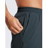 imageCRZ YOGA Mens 2 in 1 Running Shorts 5  Lined Workout Quick Dry for Workout Sports Athletic with PocketsMelanite
