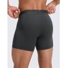 imageCRZ YOGA UltraSoft Modal Boxer Briefs with Fly for Men 5  Casual Underwear Moisture Wicking Breathable 3 PackBlackGreyBlue